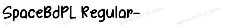 SpaceBdPL Regular字体转换
